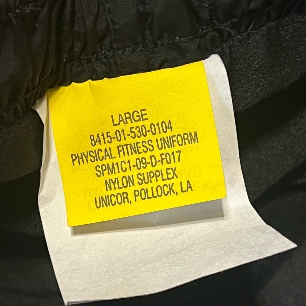 🇺🇸U.S. Army NWT Physical Fitness Uniform PFU Trunks Shorts w/liner Military L - Picture 4 of 12